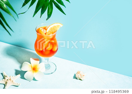 Summer Mai Tai Cocktail Drink Summer Mai Tai Cocktail Drink 118495369