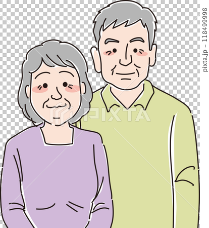 老年男性與女性_爺爺_奶奶 118499998
