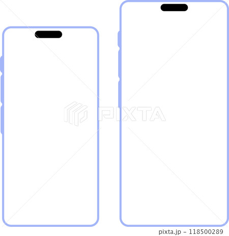 iPhone16のスマホフレーム素材（ウルトラマリン） 118500289