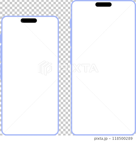 iPhone16のスマホフレーム素材（ウルトラマリン） 118500289