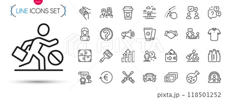 Pack of Swimming pool, Search employee and Woman line icons. Include Analysis graph, Exchange currency, Swipe up pictogram icons. People chatting, Question bubbles, T-shirt signs. Vector Pack of Swimming pool, Search employee and Woman line icons. Include Analysis graph, Exchange currency, Swipe up pictogram icons. People chatting, Question bubbles, T-shirt signs. Vector 118501252