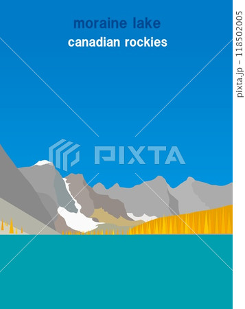 モレ―ン湖　moraine lake　カナディアンロッキー　canadian rockies　カナダ 118502005