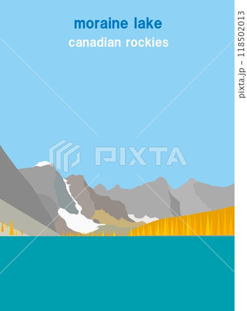 モレ―ン湖　moraine lake　カナディアンロッキー　canadian rockies　カナダ 118502013