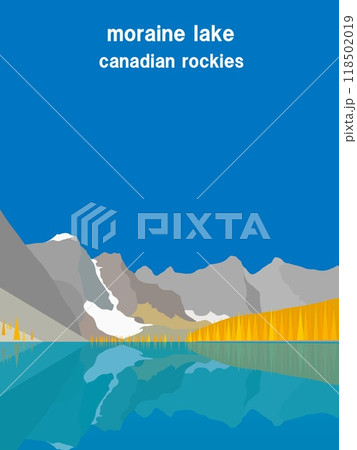 モレ―ン湖 moraine lake カナディアンロッキー canadian rockies カナダ モレ―ン湖 moraine lake カナディアンロッキー canadian rockies カナダ 118502019
