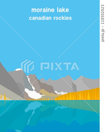 モレ―ン湖 moraine lake カナディアンロッキー canadian rockies カナダ モレ―ン湖 moraine lake カナディアンロッキー canadian rockies カナダ 118502023