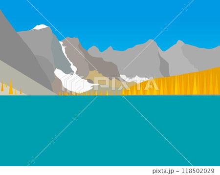 モレ―ン湖 moraine lake カナディアンロッキー canadian rockies カナダ モレ―ン湖 moraine lake カナディアンロッキー canadian rockies カナダ 118502029