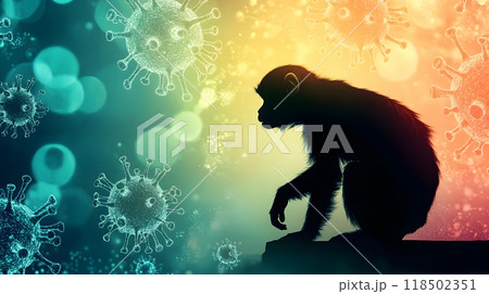 Banner, virus, monkey pox 118502351