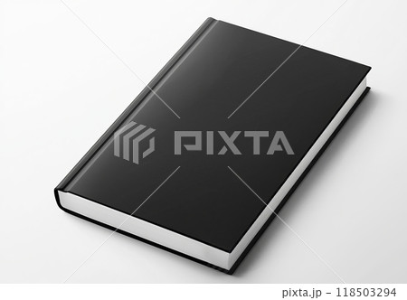 シンプルな黒のブックカバー 118503294