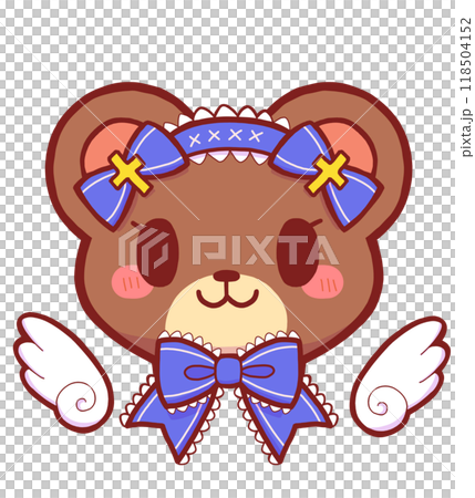 Fairytale bear with wings Fairytale bear with wings 118504152