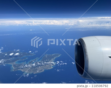 飛行機から見た景色 飛行機から見た景色 118506792
