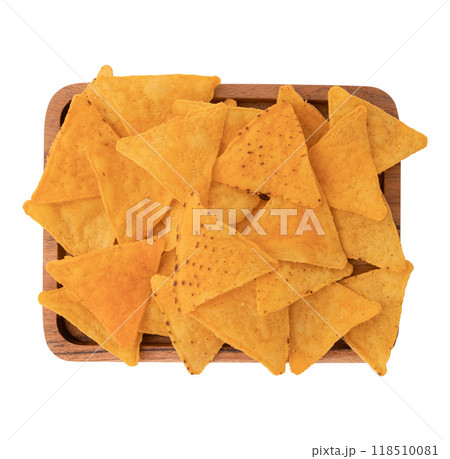 nachos isolated on white background 118510081