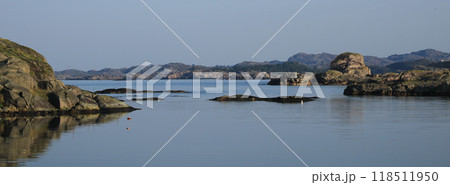 Anorthosite rock formations and North Sea, Rogaland, Norway. 118511950