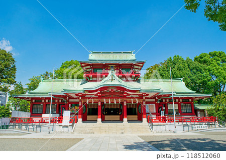 東京都 門前仲町 富岡八幡宮 (深川八幡) 拝殿 東京十社巡りの神社 東京都 門前仲町 富岡八幡宮 (深川八幡) 拝殿 東京十社巡りの神社 118512060