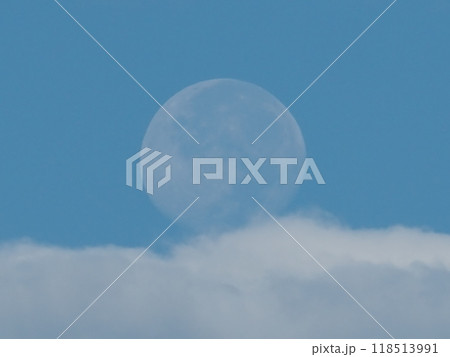 朝の秋の月 朝の秋の月 118513991