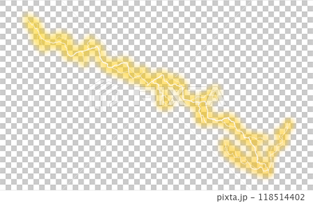 閃電箭頭_下（黃色） 118514402
