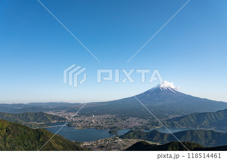【山梨】河口湖と富士山 【山梨】河口湖と富士山 118514461