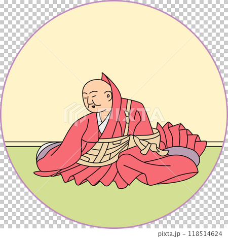 カラー円形百人一首　僧正遍昭 118514624