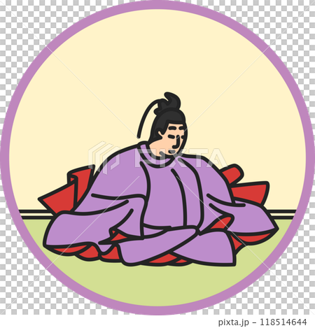 彩色圓形簡約百人一州光興皇帝 彩色圓形簡約百人一州光興皇帝 118514644