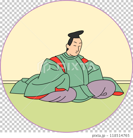 カラー円形百人一首　春道列樹 118514765