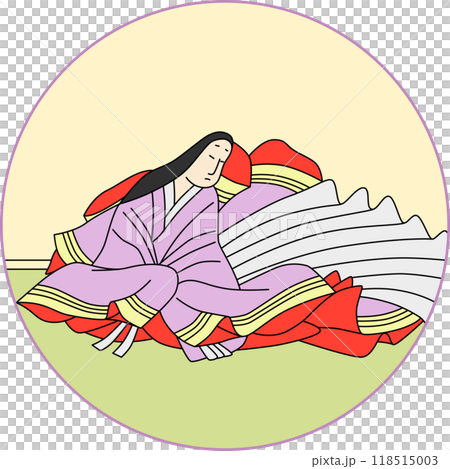 カラー円形百人一首　和泉式部 118515003