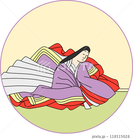 カラー円形百人一首　小式部内侍 118515028