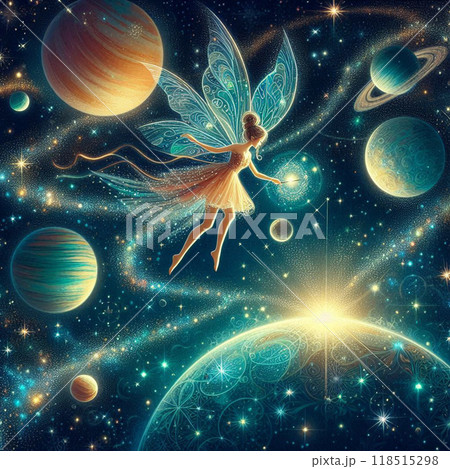 宇宙で魔法をかける妖精 118515298