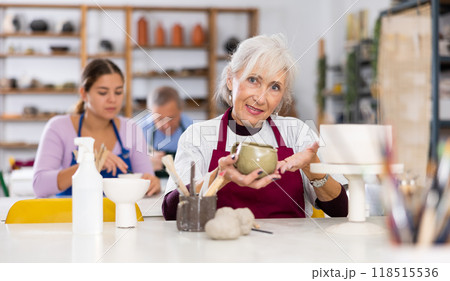 lady and her pottery works lady and her pottery works 118515536