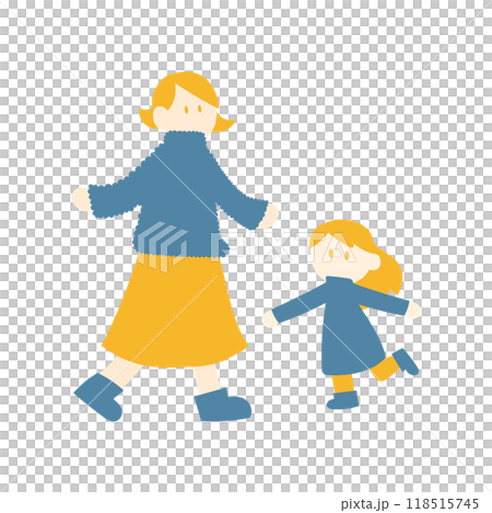 親子のイラスト 118515745
