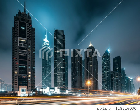 【AI生成】都会の夜景 021147514 118516030