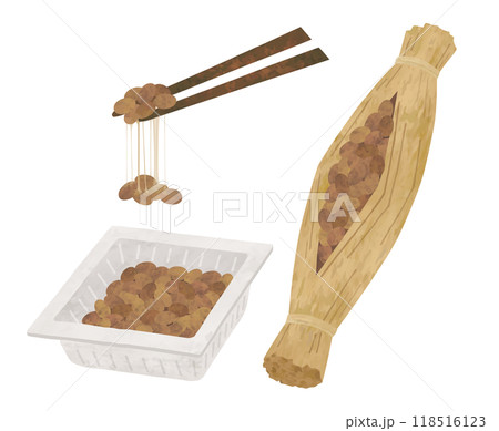 納豆水彩画 118516123