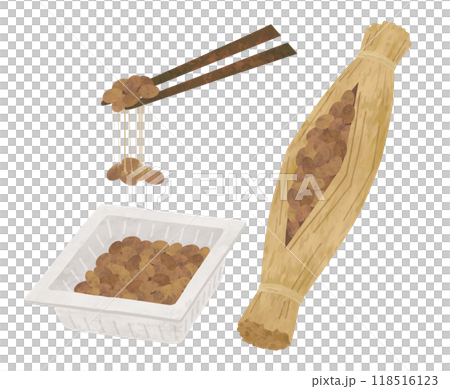 納豆水彩画 118516123