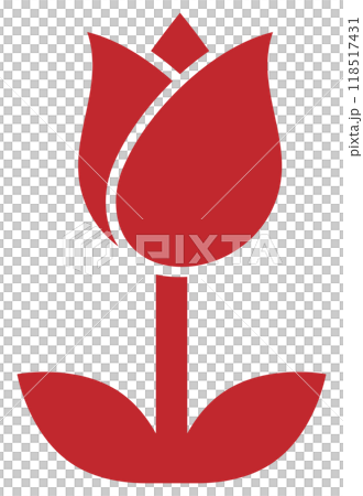 Tulip Icon Red Tulip Icon Red 118517431