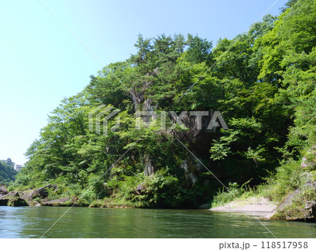 鬼怒川ライン下りから見る風景 118517958