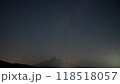 夜景山と星空 118518057