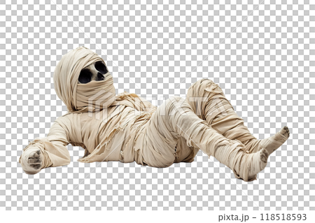 AI-generated item. Mummy isolated on a transparent background. AI-generated item. Mummy isolated on a transparent background. 118518593