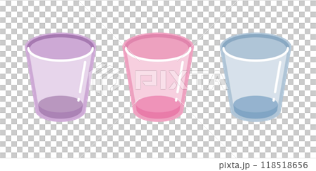 北欧風イラスト・グラス・コップ・カップ 118518656