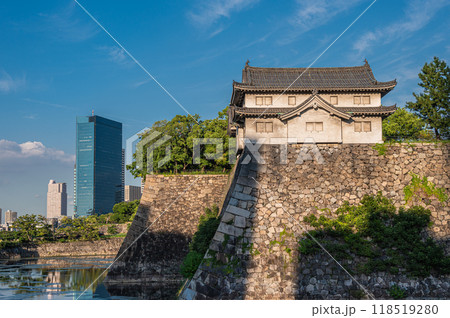 大阪城外堀 乾櫓 大阪ビジネスパーク 大阪城外堀 乾櫓 大阪ビジネスパーク 118519280