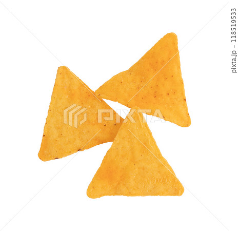 nachos isolated on white background 118519533