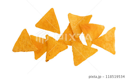 nachos isolated on white background 118519534