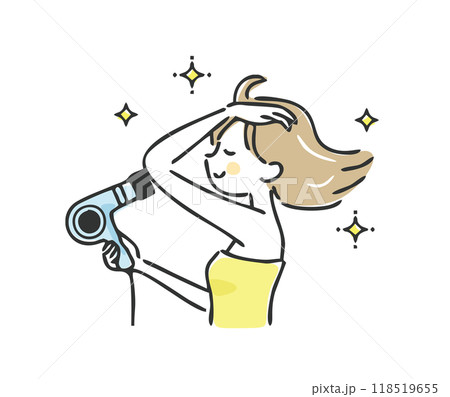 ヘアケアのイラスト 118519655