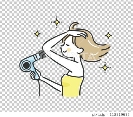 ヘアケアのイラスト 118519655