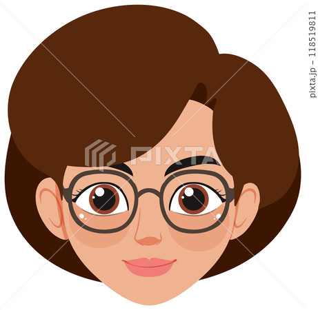 Smiling Woman with Glasses Smiling Woman with Glasses 118519811
