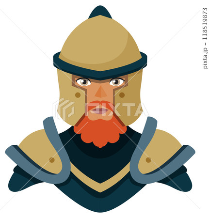 Medieval Knight Vector Illustration 118519873