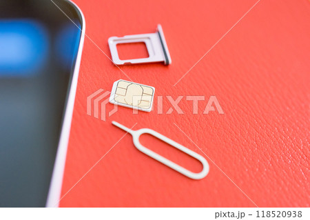スマホ　SIM　イジェクトピン　カードトレイ 118520938