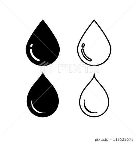 water drop logo 118522575