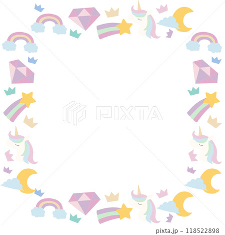 ゆめかわのフレーム 118522898