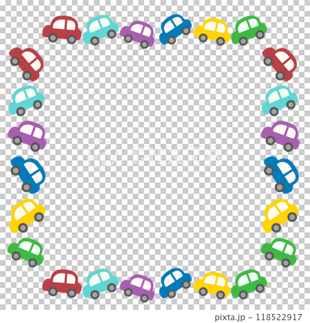 Frame of car 118522917