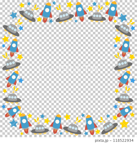 UFO 和火箭框架 118522934