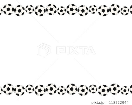 サッカーのフレーム 118522944
