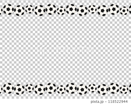 サッカーのフレーム 118522944